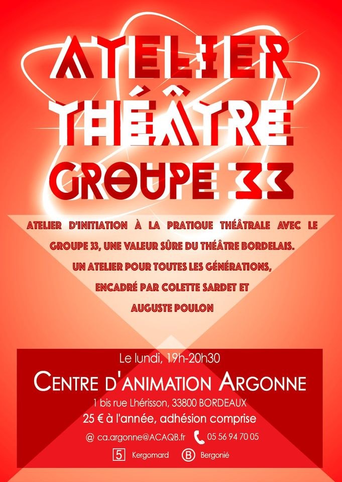Atelier théâtre Groupe 33