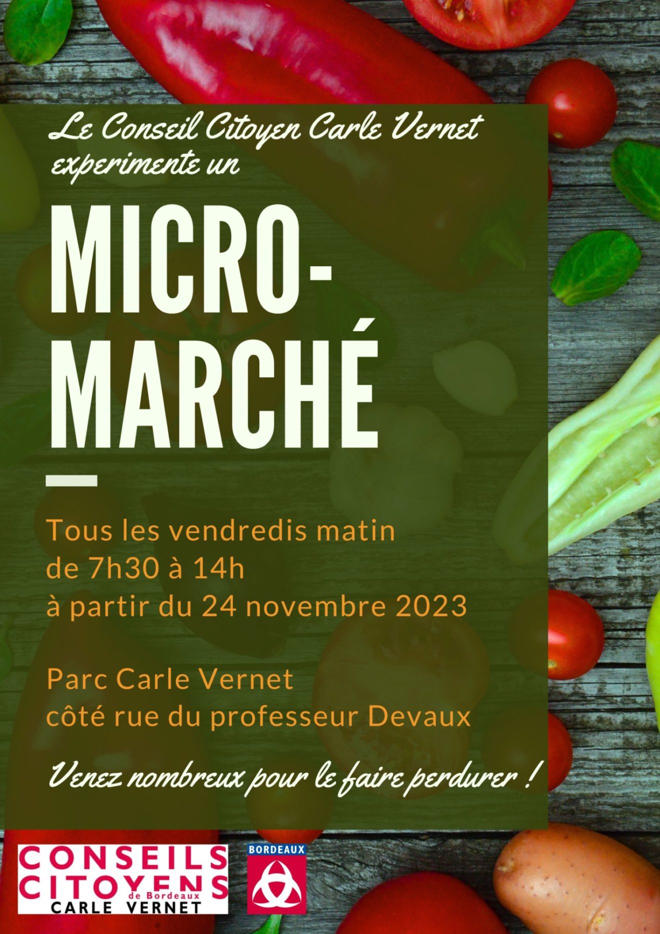 Affiche Micro-marché CC CV image